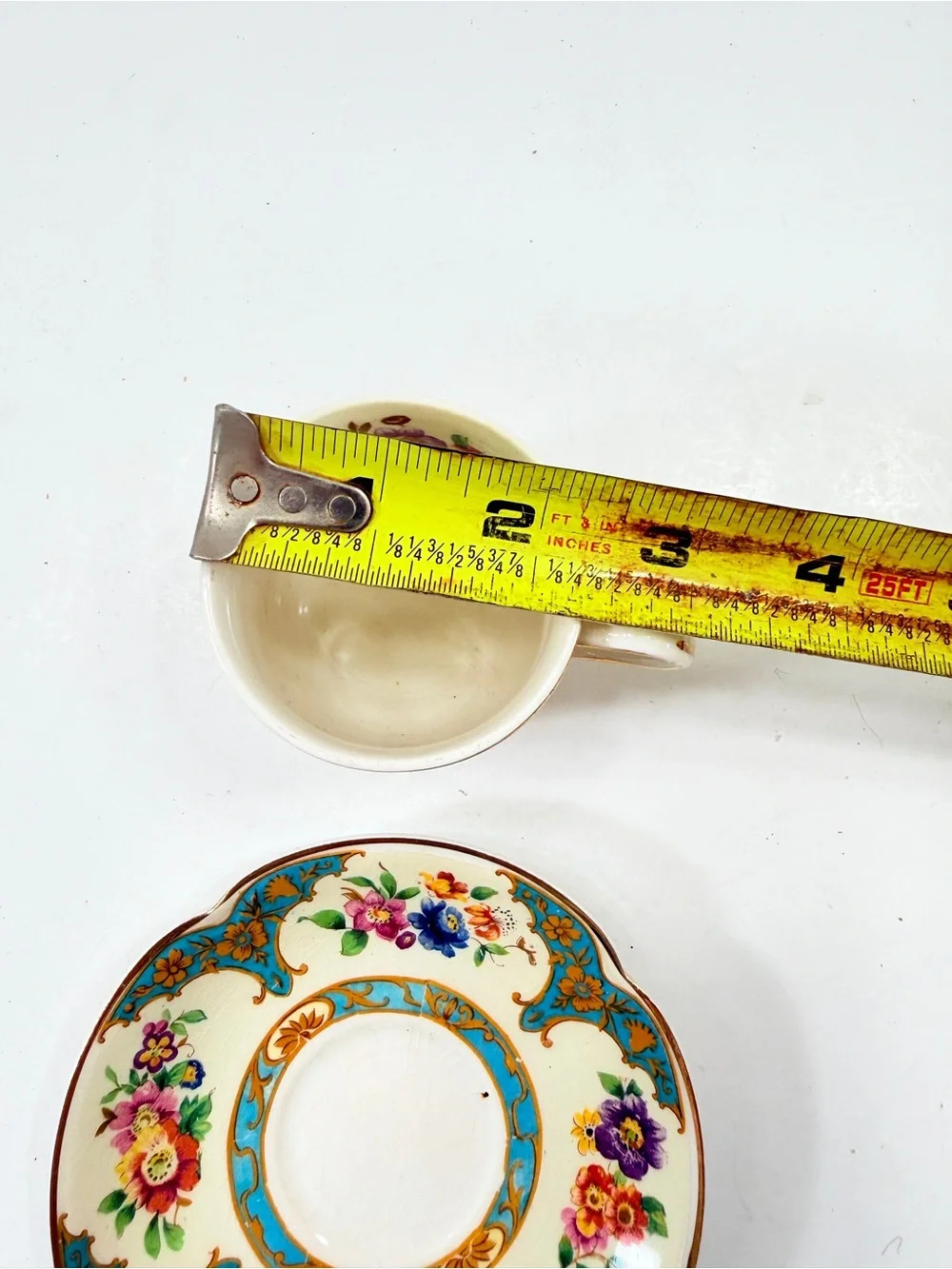 Antique 1920s Pareek Johnson Bros Belgravia England Tea Cup and Saucer Set